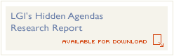 Purchase LGI's Hidden Agenda Research Report